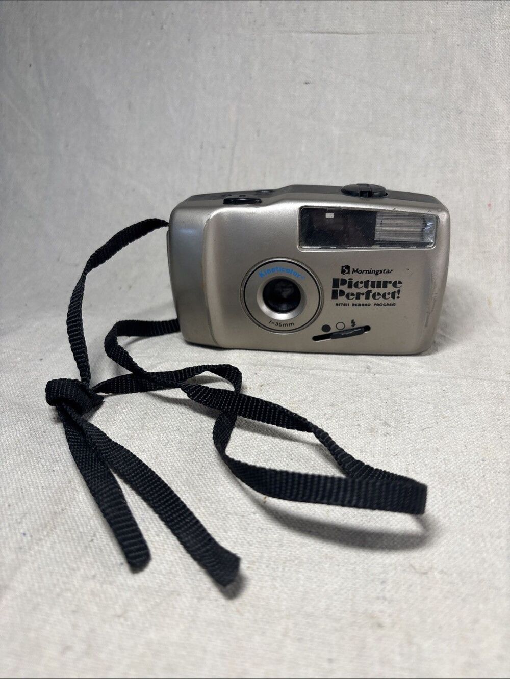 Vintage Kineticolor F=35mm Film Camera Marketing Swag Morningstar UNTESTED